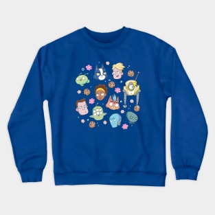 Final Space Friends and Enemies Pattern 1 Crewneck Sweatshirt